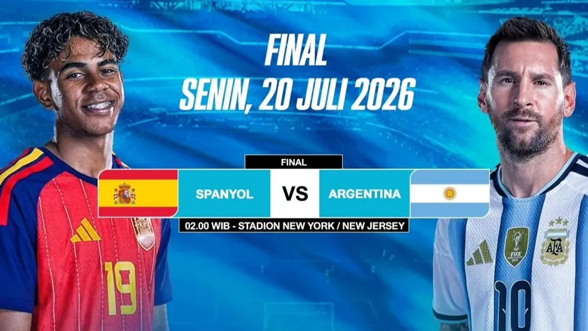 Link live streaming Spanyol vs Argentina di final Piala Dunia 2026. (Sumber: Instagram/@folaplay_apps)