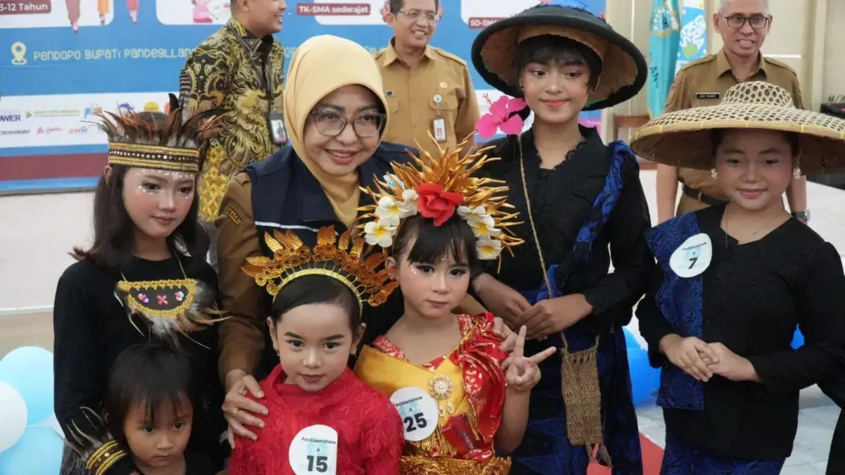 Ratusan anak-anak di Kabupaten Pandeglang mengikuti perlombaan dalam perayaan HAN 2026, Senin, 20 Juli 2026. (Sumber: Dok. Istimewa)