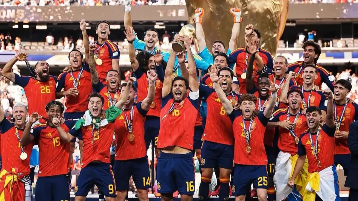 Spanyol resmi menjadi juara Piala Dunia 2026. (Sumber: Instagram/@fifaworldcup)