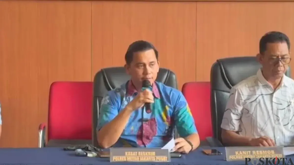 Kasat Reskrim Polres Metro Jakarta Pusat AKBP Roby Heri Saputra. (Sumber: Poskota/Ali Mansur)