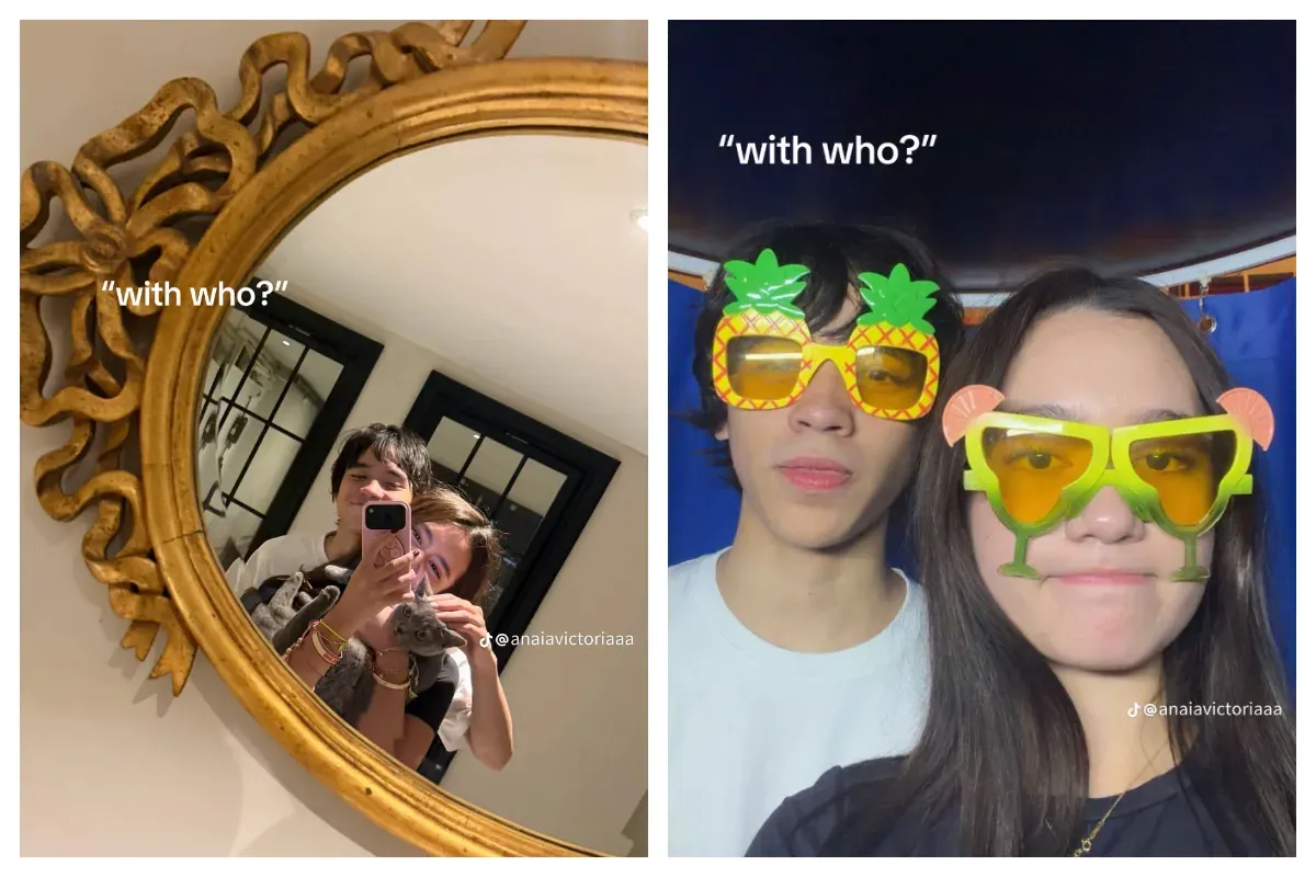 Anaia Victoria dan Noah Sinclair, putra penyanyi sekaligus aktris Bunga Citra Lestari (BCL) diduga pacaran. (Sumber: TikTok/@anaiavictoriaaa)