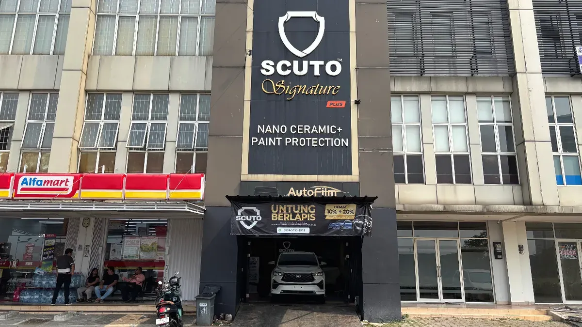 Gerai spesialis nano ceramic coating di Alam Sutera, Tangerang. (Sumber: Istimewa)