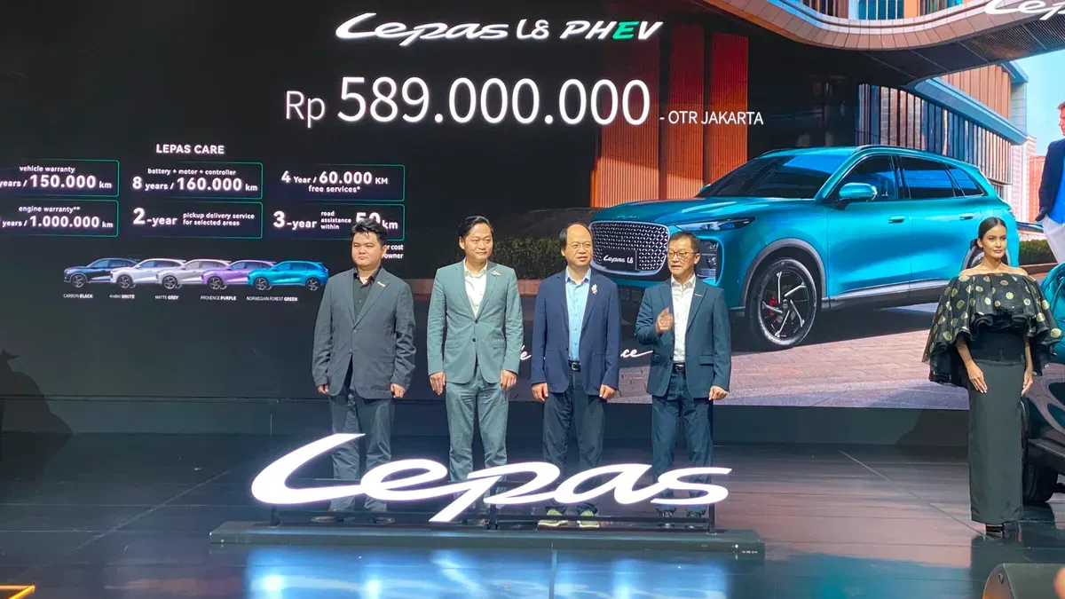 Harga resmi Lepas L8 di Indonesia dijual Rp589 juta OTR Jakarta (Sumber: Poskota/Herdyan Anugrah Triguna)