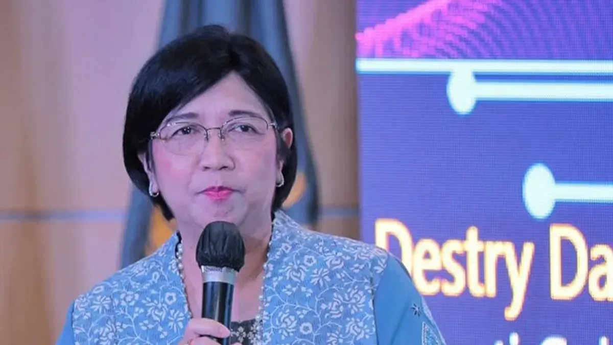Destry Damayanti ditunjuk sebagai Gubernur BI sementara gantikan Perry Warjiyo yang mengundurkan diri. (Sumber: Instagram/@destrydamayanti)