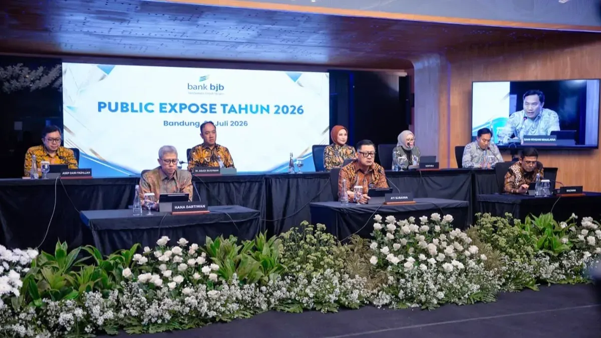 Public Expose bank bjb 2026 yang dihadiri investor, analis pasar modal, dan publik di Menara bank bjb, Bandung, Rabu, 29 Juli 2026. (Sumber: Dok. Istimewa)
