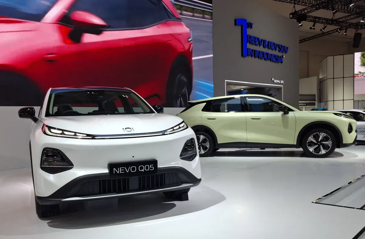 Changan resmi debut di GIIAS 2026 dengan meluncurkan SUV elektrifikasi Nevo Q05 (Sumber: Changan)