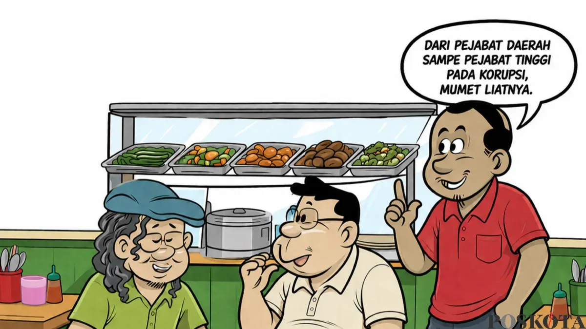 Ilustrasi Obrolan Warteg, Jumat, 31 Juli 2026. (Sumber: Poskota)