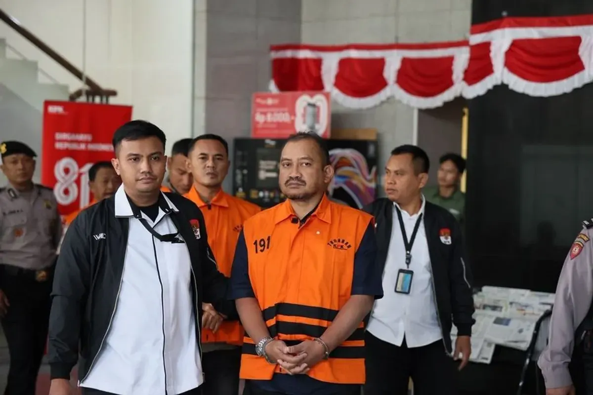 Staf Administrasi KPK Setya Budi Dias Oktavianto, ditetapkan sebagai tersangka dalam kasus dugaan pemerasan terhadap Bupati Pemalang, Anom Widiyantoro. (Sumber: X/@LambeSahamjja)