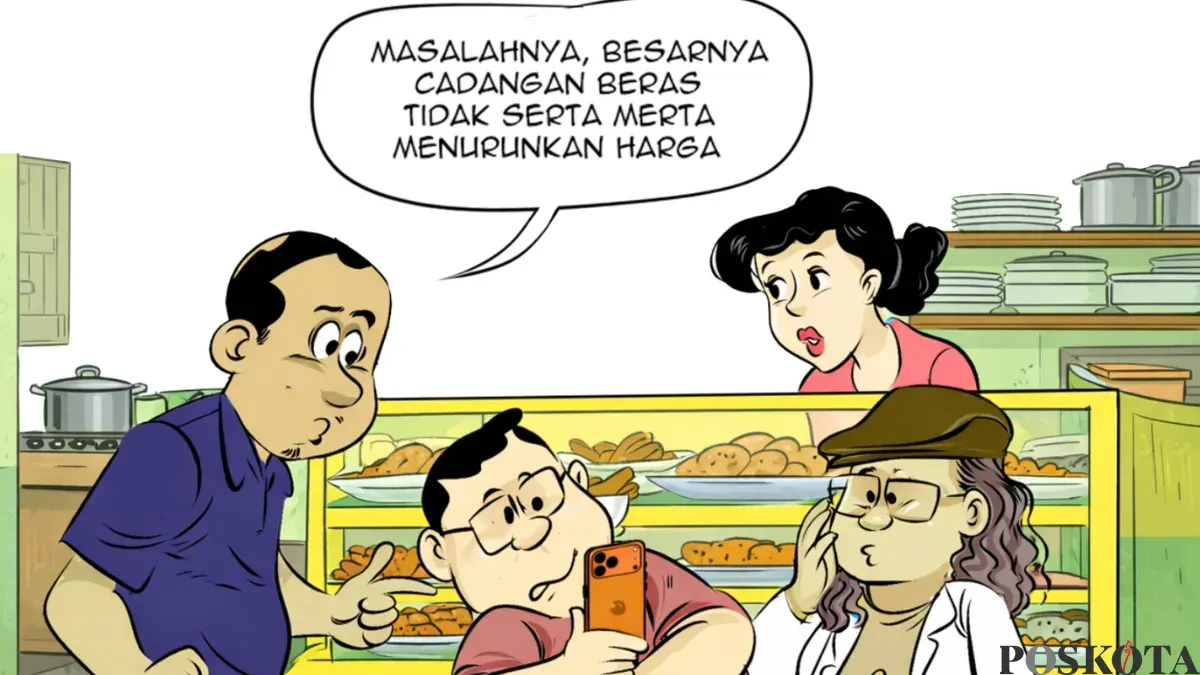 Ilustrasi Obrolan Warteg edisi Jumat, 19 Juni 2026. (Sumber: Poskota/Arif Setiadi)