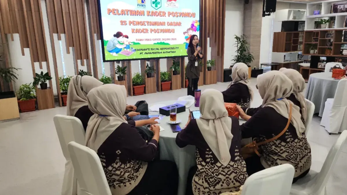 PAMA menggelar Pelatihan Kader Posyandu bagi sejumlah Posyandu binaan yang berada di bawah program Corporate Social Responsibility (CSR) perusahaan. (Sumber: Istimewa)