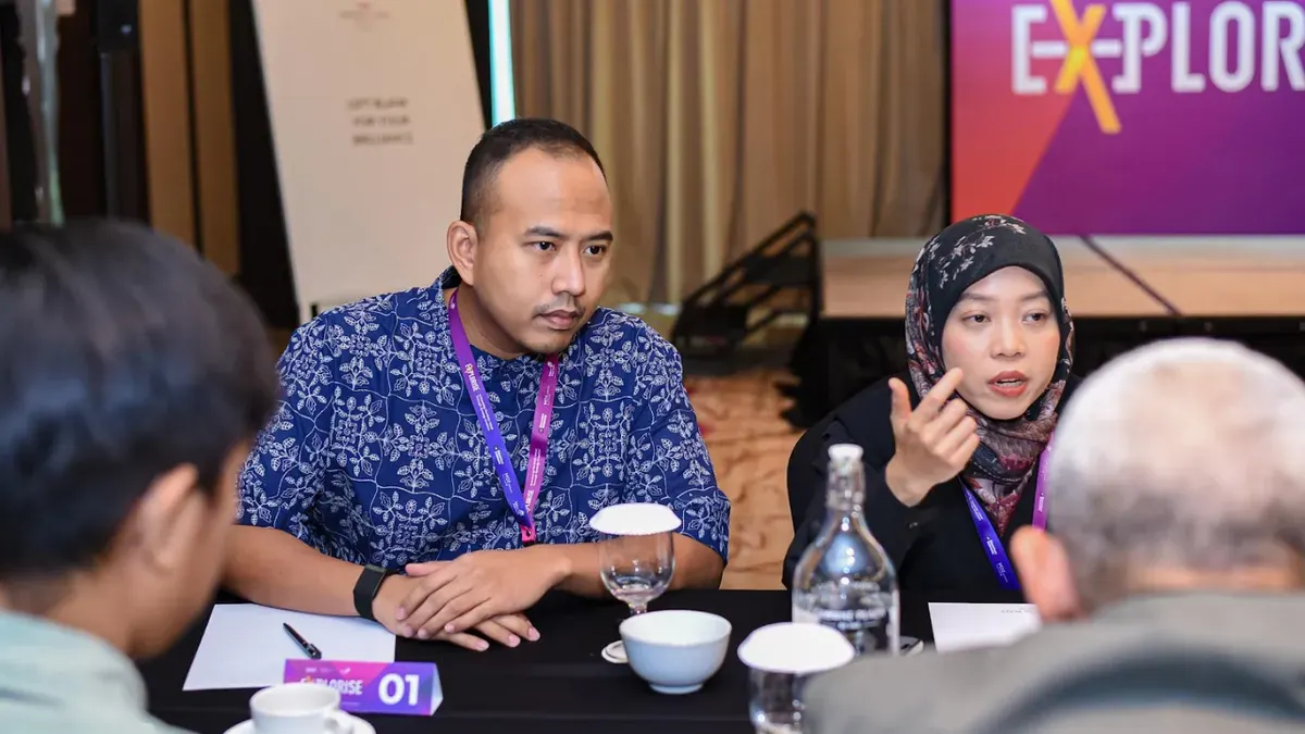 Peserta mengikuti sesi business matchmaking pada Explorise Q2 2026. (Sumber: Telkom Indonesia)