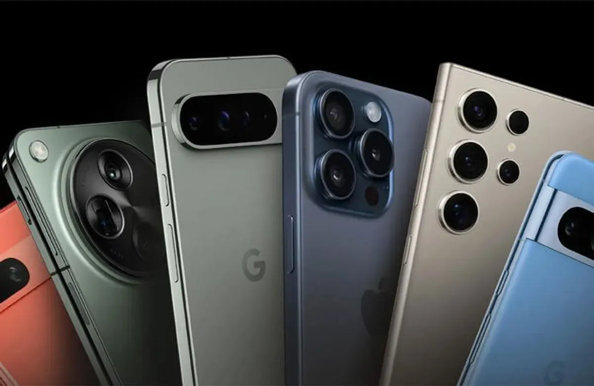 Ilustrasi jajaran smartphone flagship yang diprediksi meluncur pada Maret 2026, membawa peningkatan pada kamera, chipset, dan teknologi AI. (Sumber: Pinterest)