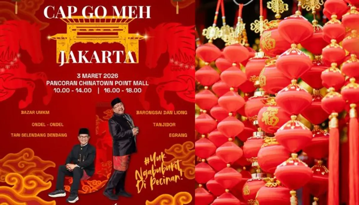 Cap Go Meh 2026 akan digelar meriah di Jakarta hari ini, 3 Maret, sebagai penutup Imlek. (Sumber: Instagram/@dkijakarta)