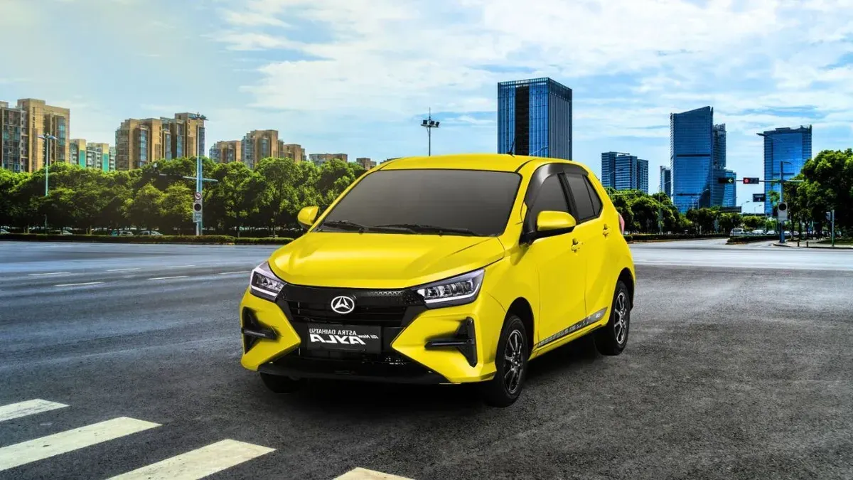 Daihatsu Ayla berhasil menguasai pasar LCGC di Indonesia. (Sumber: Dok. Daihatsu)