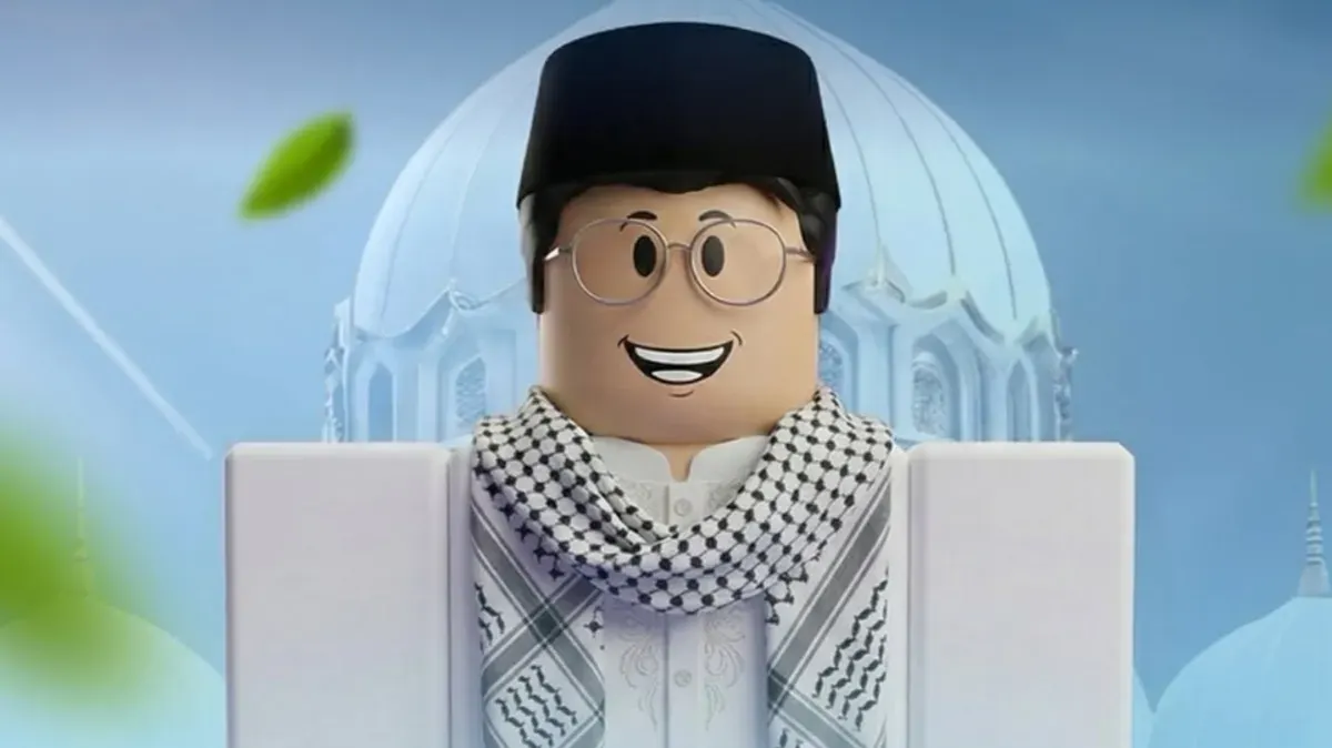 Ilustrasi - Kajian virtual salah satu kegiatan ngabuburit seru di Roblox. (Sumber: Instagram/@napoleonscent)