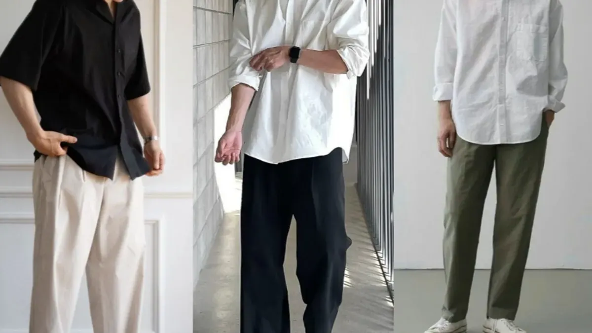Ilustrasi - Ide outfit Lebaran pria 2026. (Sumber: Pinterest)