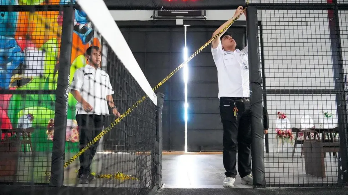 Lapangan Padel di Jakarta Utara disegel Sudin Citata Jakarta Utara. (Sumber: Dok. Kominfotik Pemprov Jakarta)
