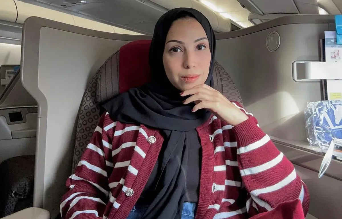 Sabrina Farhana tengah menjadi perhatian setelah dikaitkan dengan polemik rumah tangga Annisa Hadiyanti, mantan istri founder Nussa dan Rara, Aditya Triantoro. (Sumber: Instagram/sabrinafarhana)