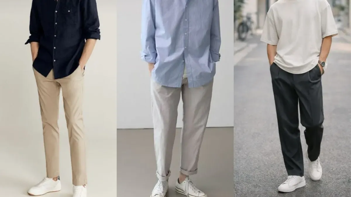 Ilustrasi - Ide OOTD bukber pria yang kekinian. (Sumber: Pinterest)