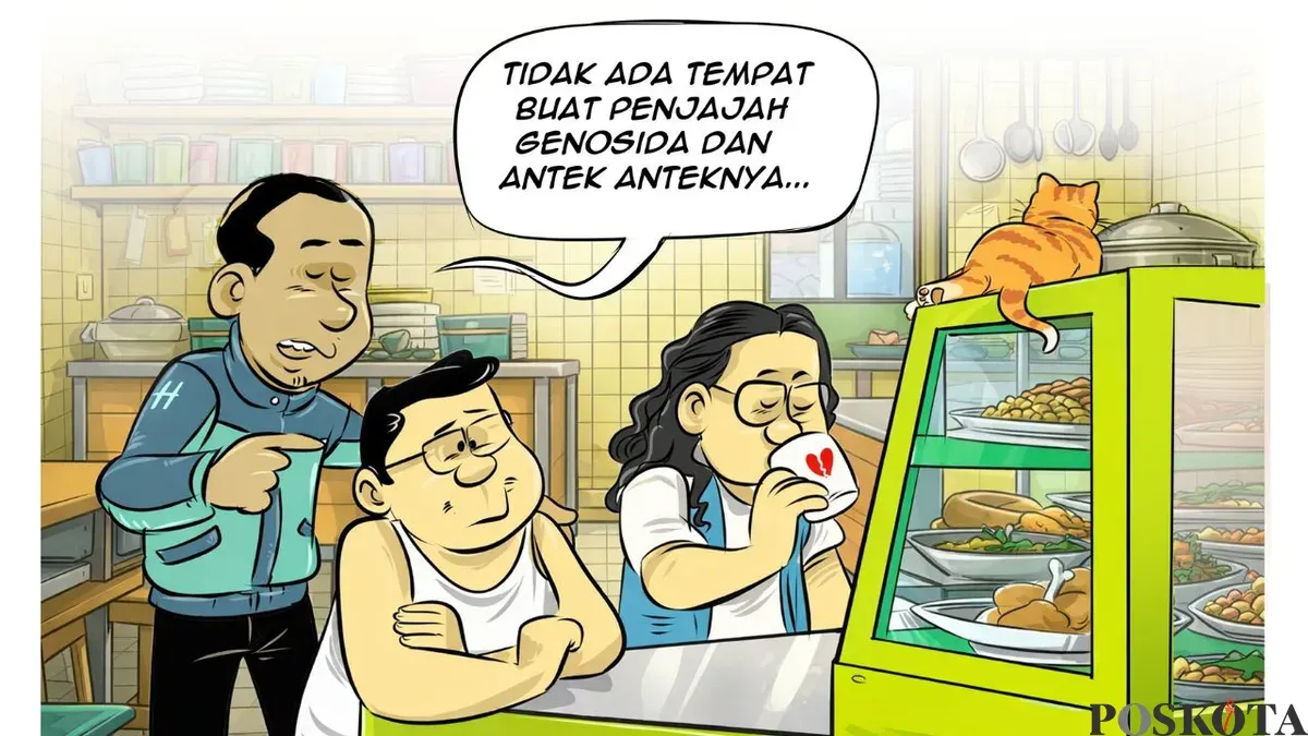 Obrolan Warteg: Tak Ada Lagi Ruang Negosiasi, edisi 7 Maret 2026. (Sumber: Poskota/Arif Setiadi)