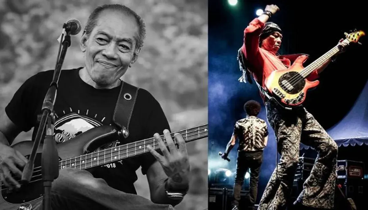 Donny Fattah, bassist legendaris God Bless, meninggal dunia pada 7 Maret 2026. (Sumber: Instagram/@godblessrocks)