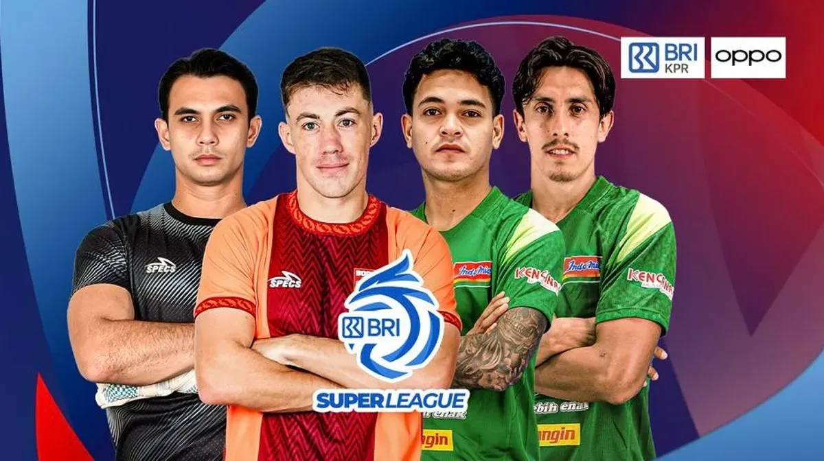 Jadwal BRI Super League 2025/2026 pekan ke-25 hari ini Sabtu, 7 Maret 2026. (Sumber: Vidio.com)