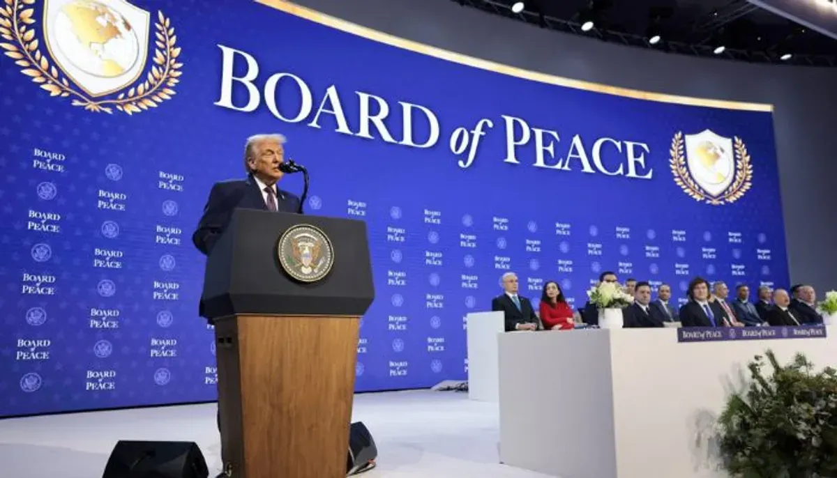 Guru Besar UGM menyebut Indonesia perlu meninjau ulang keanggotaan di Board of Peace karena berpotensi memunculkan persepsi keberpihakan dalam konflik Iran dengan AS dan Israel. (Sumber: X/@TheDailyCPEC)
