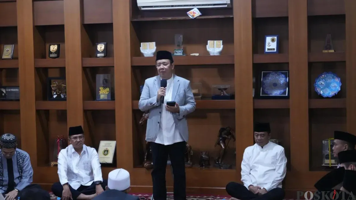 Penasehat Persatuan Umat Islam (PUI), KH. Achmad Tjachja Nugraha. (Sumber: Poskota/Gatot Poedji Utomo)