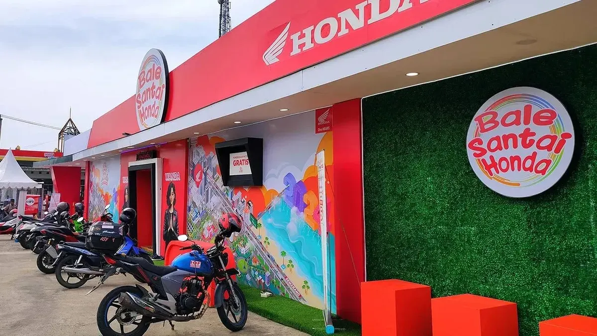 PT Wahana Makmur Sejati menghadirkan Bale Santai Honda. (Sumber: WMS)