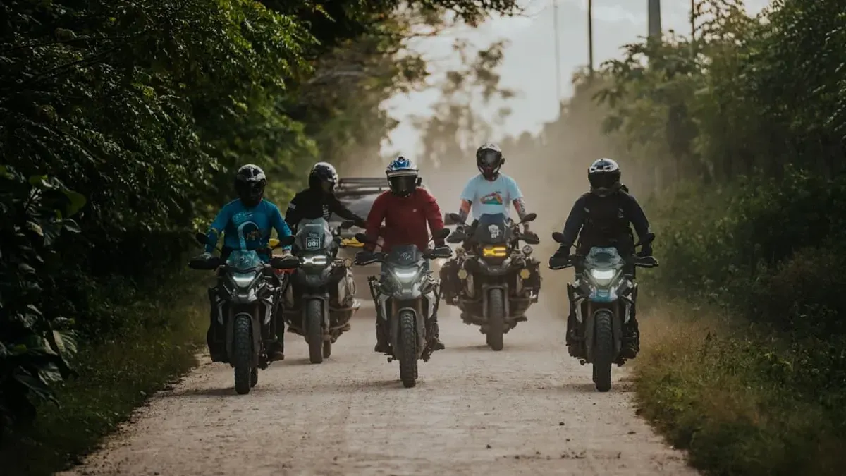 Komunitas rider GSrek Indonesia. (Sumber: Dok. GSrek)