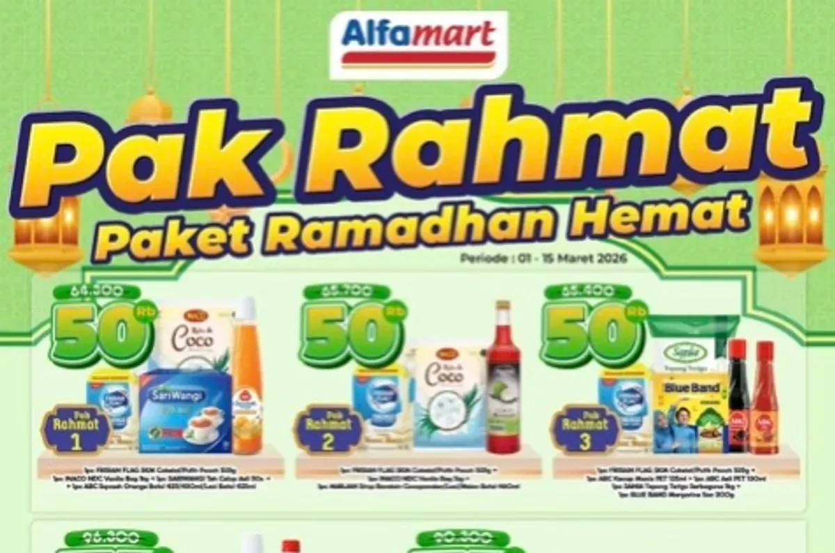 Promo Alfamart hari ini Senin, 9 Maret 2026. (Sumber: Instagram/@alfamart)