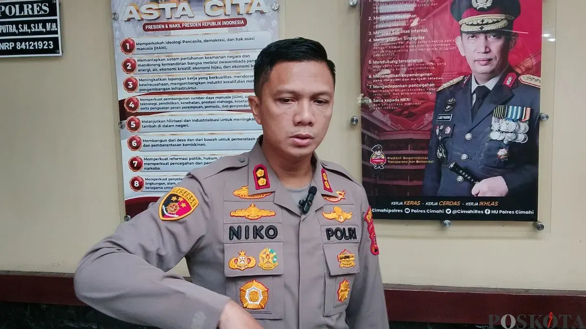 Kapolres Cimahi, AKBP Niko N. Adi Putra. (Sumber: Poskota/Gatot Poedji Utomo)