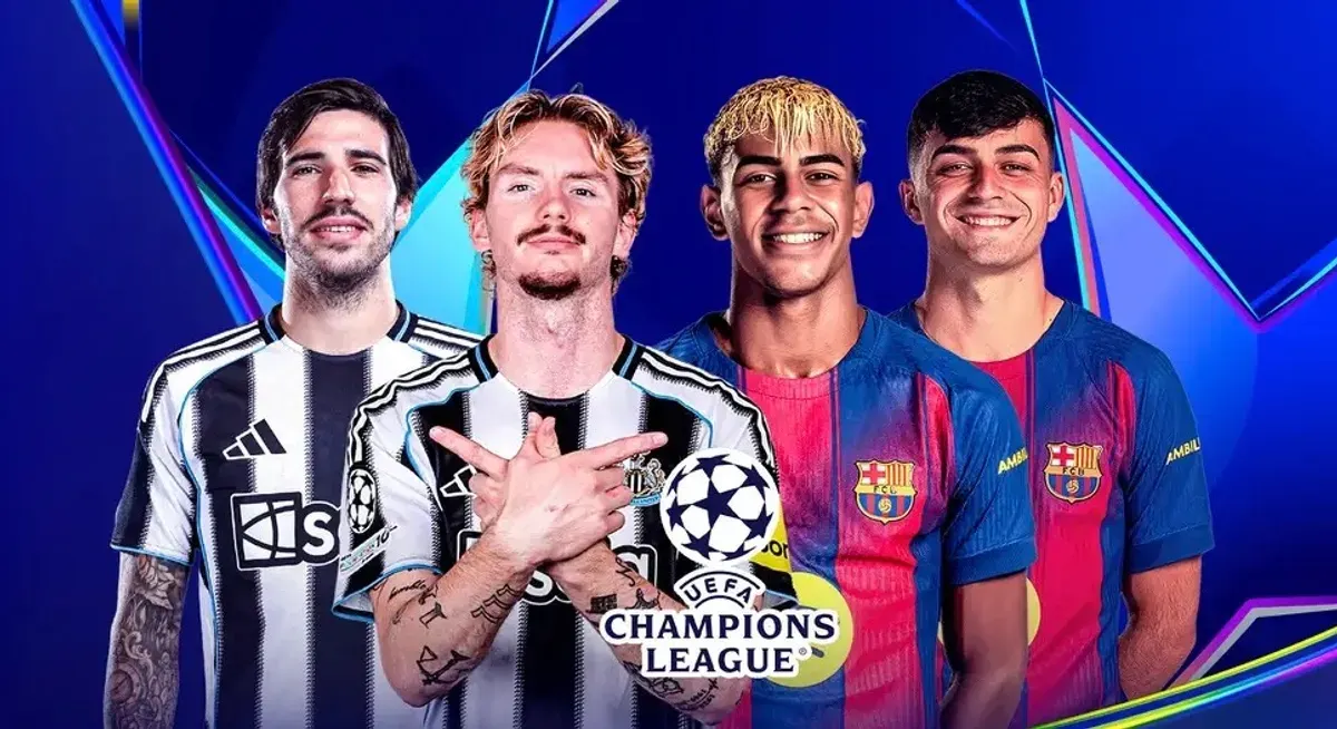 Live streaming Newcastle vs Barcelona di leg pertama babak 16 besar Liga Champions 2025/2026. (Sumber: Vidio.com)