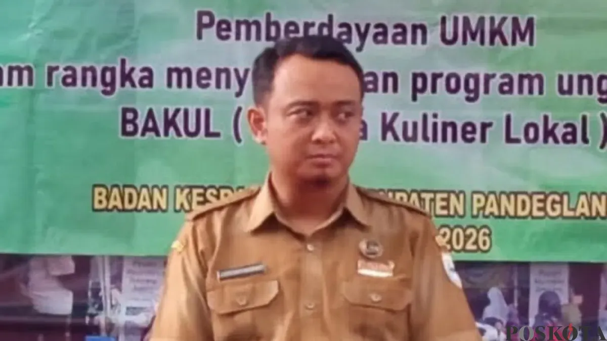 Pengawas Koperasi dan UMKM pada Diskoperindag Pandeglang, Doni Romdoni. (Sumber: Poskota/Samsul Fatoni)