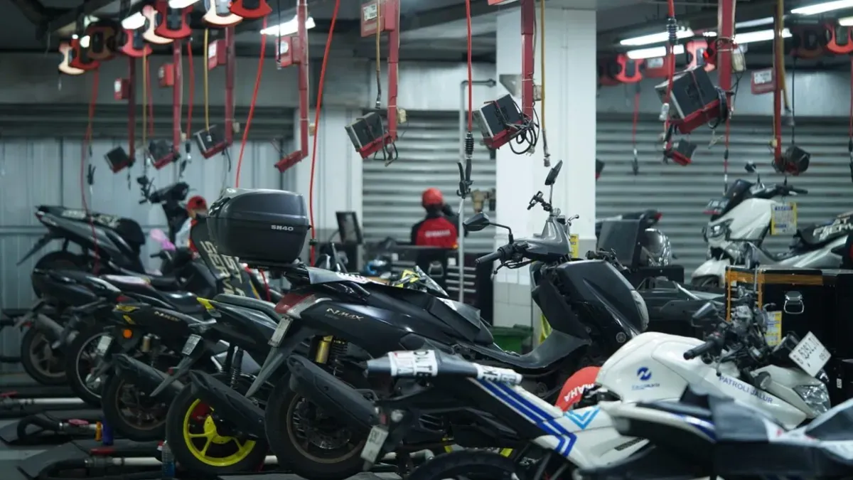 Yamaha Indonesia Motor Manufacturing membagikan tips mengecek kondisi sepeda motor sebelum perjalanan Lebaran. (Sumber: Yamaha)