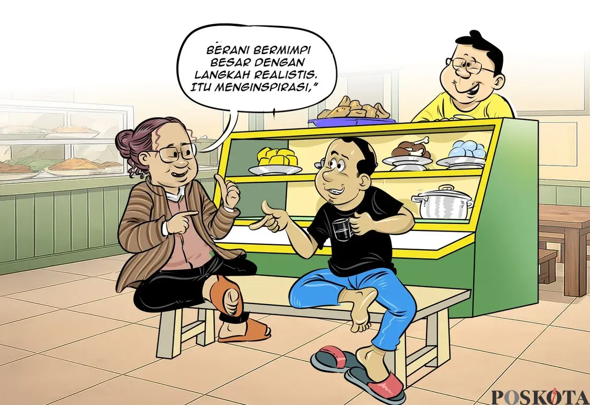 Obrolan warteg edisi hari ini, Senin, 4 Mei 2026. (Sumber: Poskota/Arif Setiadi)