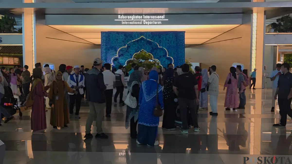 Situasi Terminal Internasional Bandara Soekarno-Hatta. (Sumber: Poskota/Veronica)