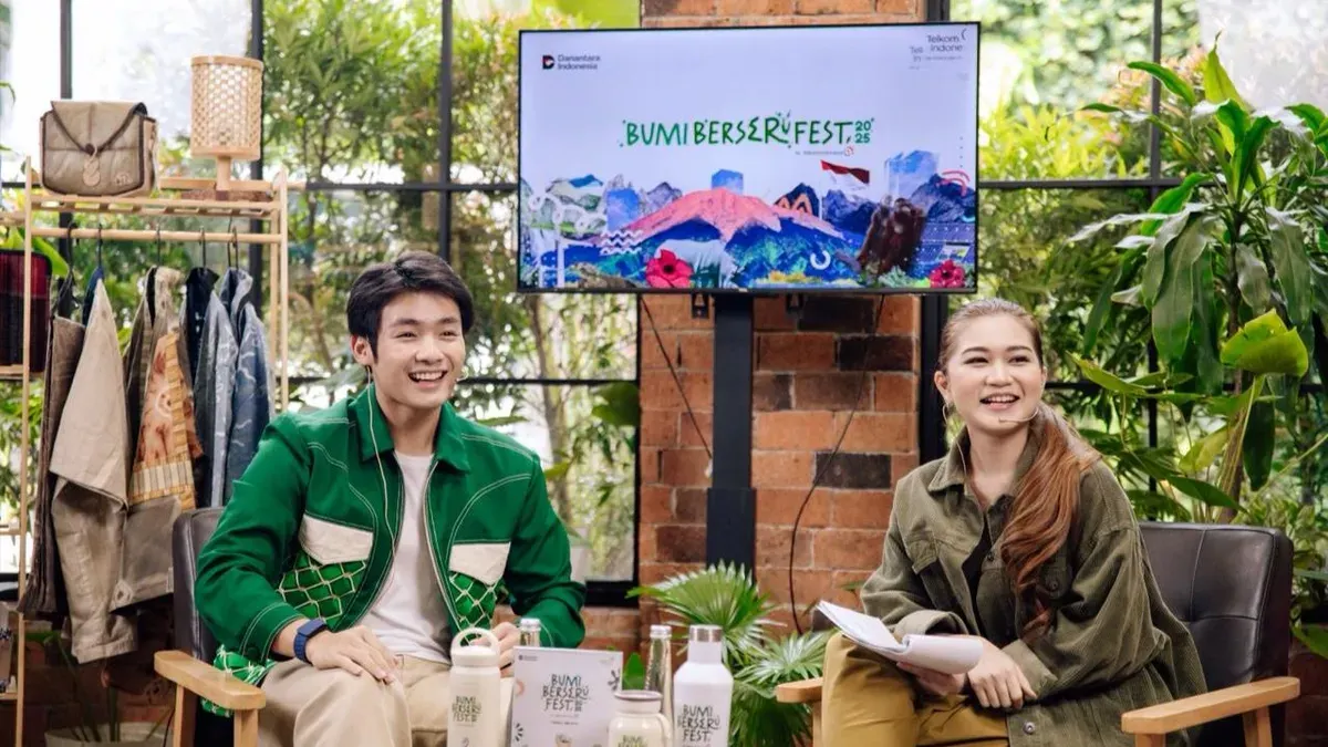 Pelaksanaan Bumi Berseru Fest 2025 mempertemukan lebih dari 2.200 peserta dalam upaya mendorong solusi lingkungan berbasis komunitas. (Sumber: Dok. Telkom)