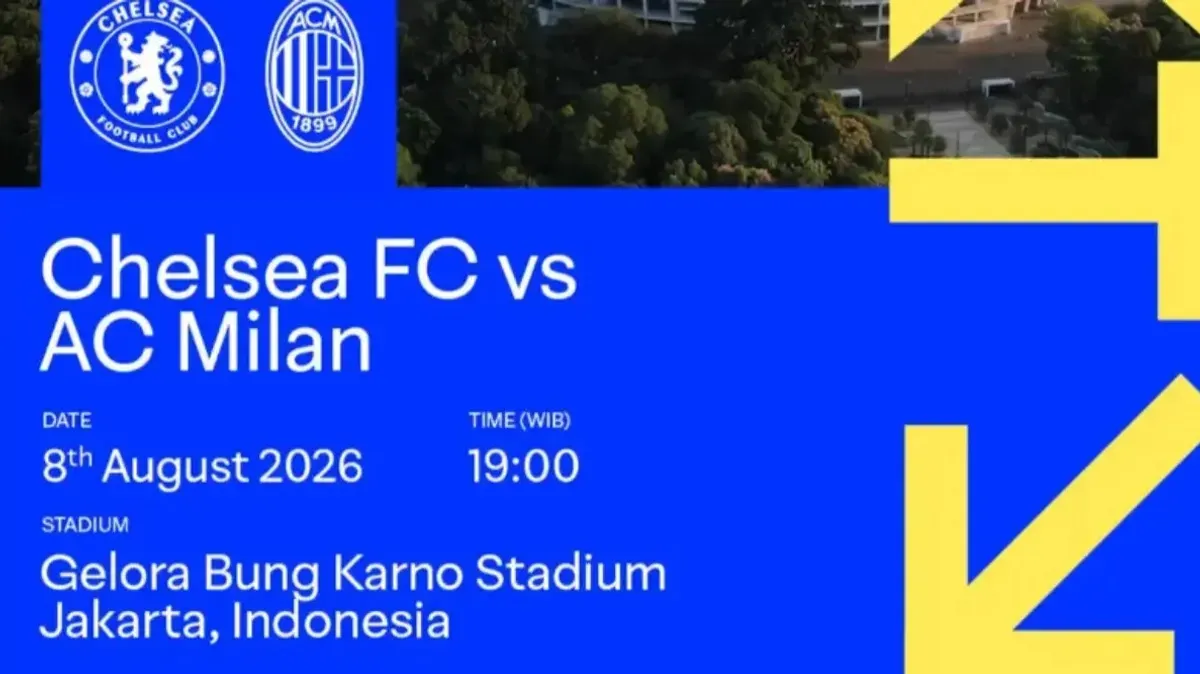 Link beli tiket Chelsea vs AC Milan di Jakarta. (Sumber: Instagram/@chelseafc)