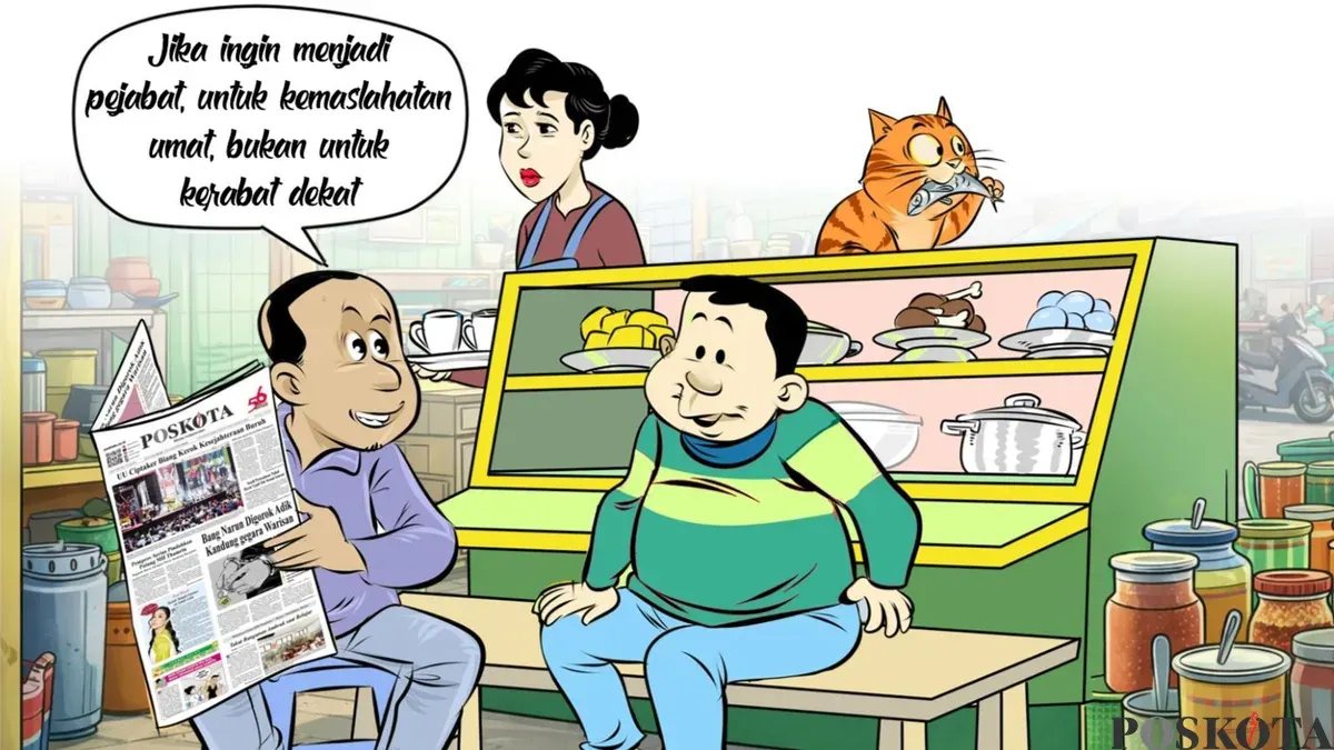 Obrolan warteg edisi hari ini, Sabtu, 9 Mei 2026. (Sumber: Poskota/Arif Setiadi)