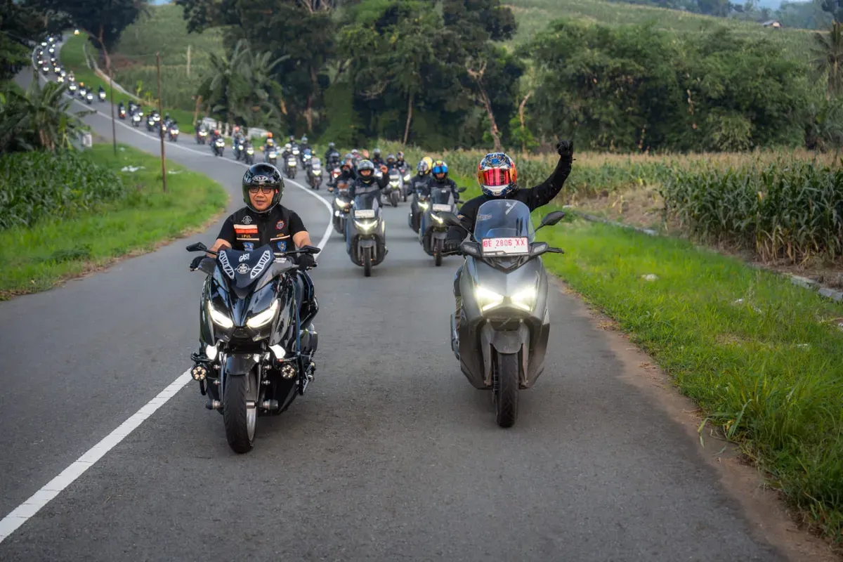 MAXI Tour Boemi Nusantara 2026 (MTBN) dengan rute Jakarta–Lampung (Sumber: Yamaha)