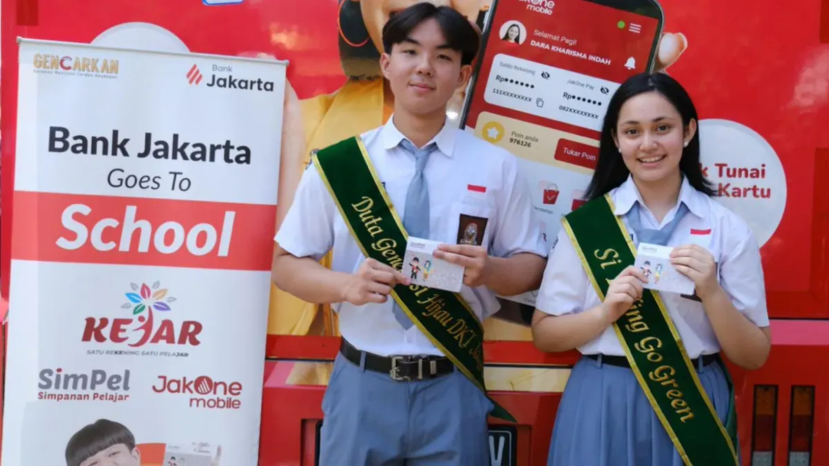 Program Satu Rekening Satu Pelajar (Kejar) Bank Jakarta. (Sumber: Istimewa)