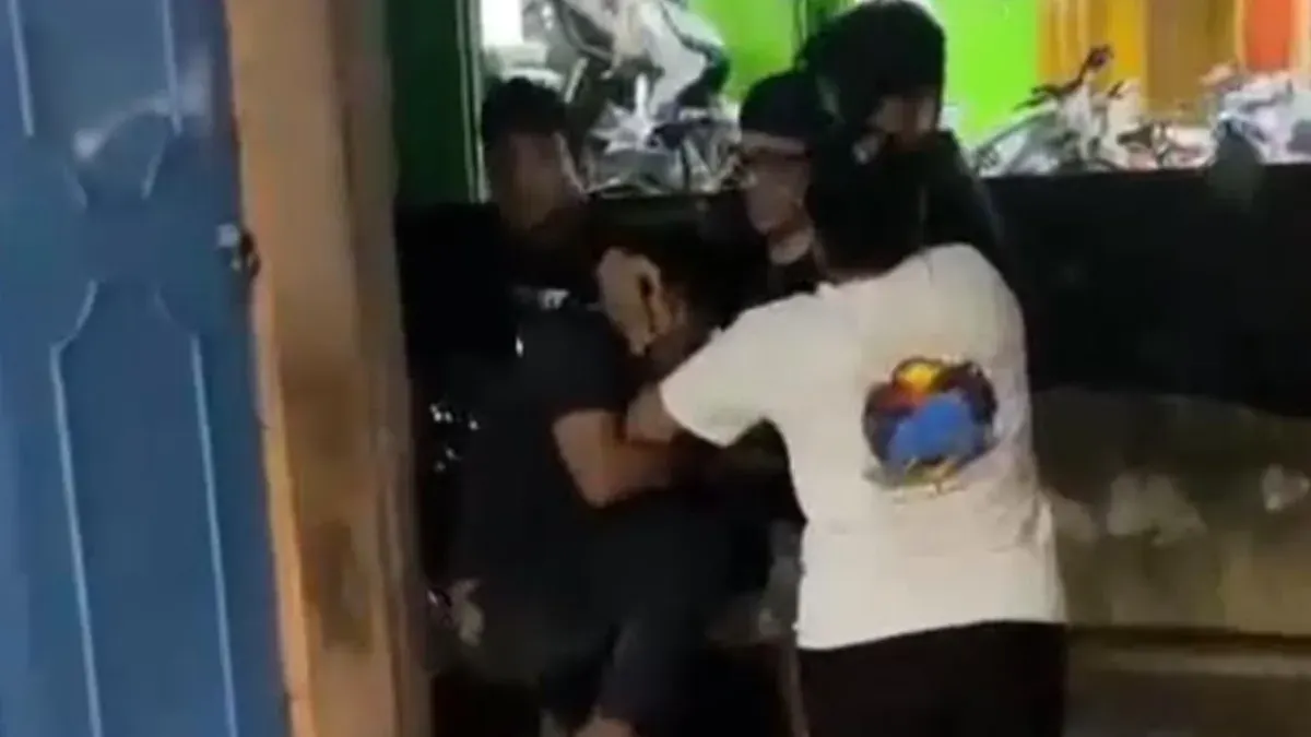 Tersangka EK alias Ompong disergap Tim Resmob saat akan melakukan aksi curanmor di Kecamatan Ciruas. (Sumber: Satreskrim Polres Serang)