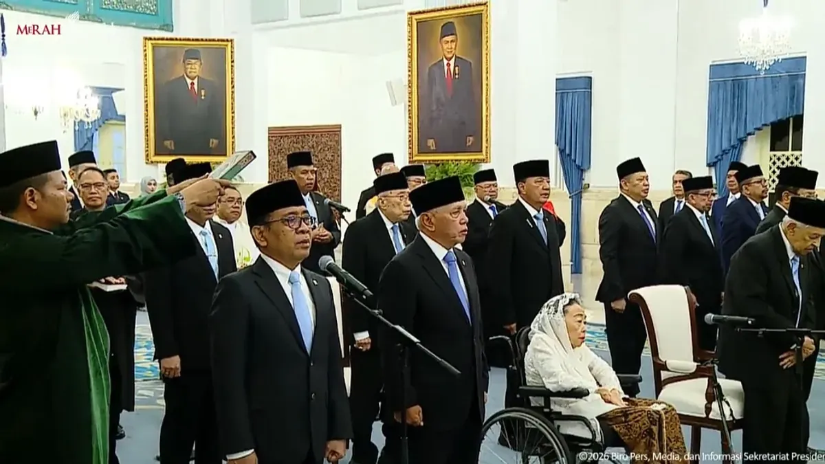 Nominal gaji ketua dan anggota Wantimpres bernilai fantastis. (Sumber: Tangkapan layar YouTube/Sekretariat Presiden)
