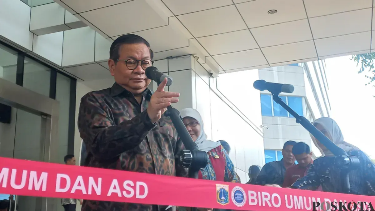 Potret Pramono Anung di Kuningan Jakarta Selatan. (Sumber: Poskota/Syifa)