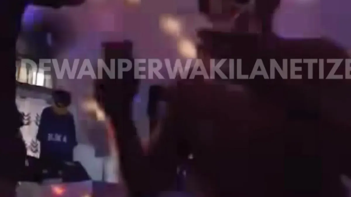 Tangkapan layar video viral pesta narkoba di Rutan Kelas 1 Depok. (Sumber: Instagram/@dewanperwakilannetizen)