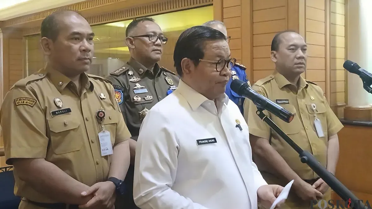 Potret Gubernur DKI Jakarta, Pramono Anung. (Sumber: Poskota/Syifa)