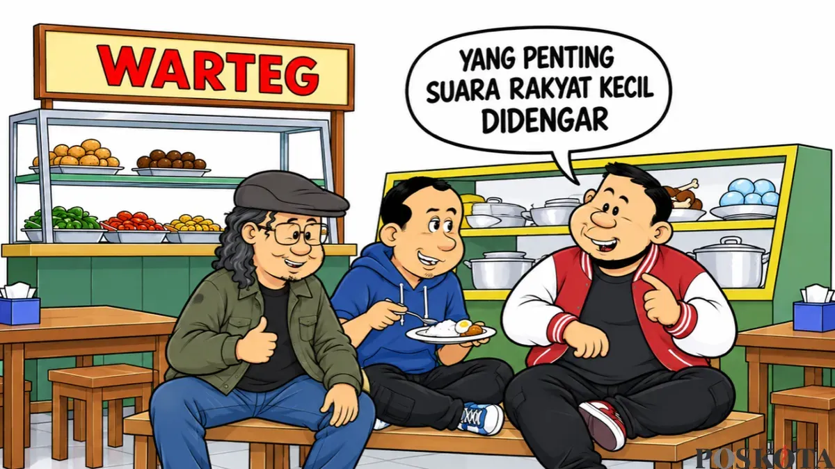 Ilustrasi Obrolan Warteg, Rabu, 7 Oktober 2026. (Sumber: Poskota/Arif Setiadi)