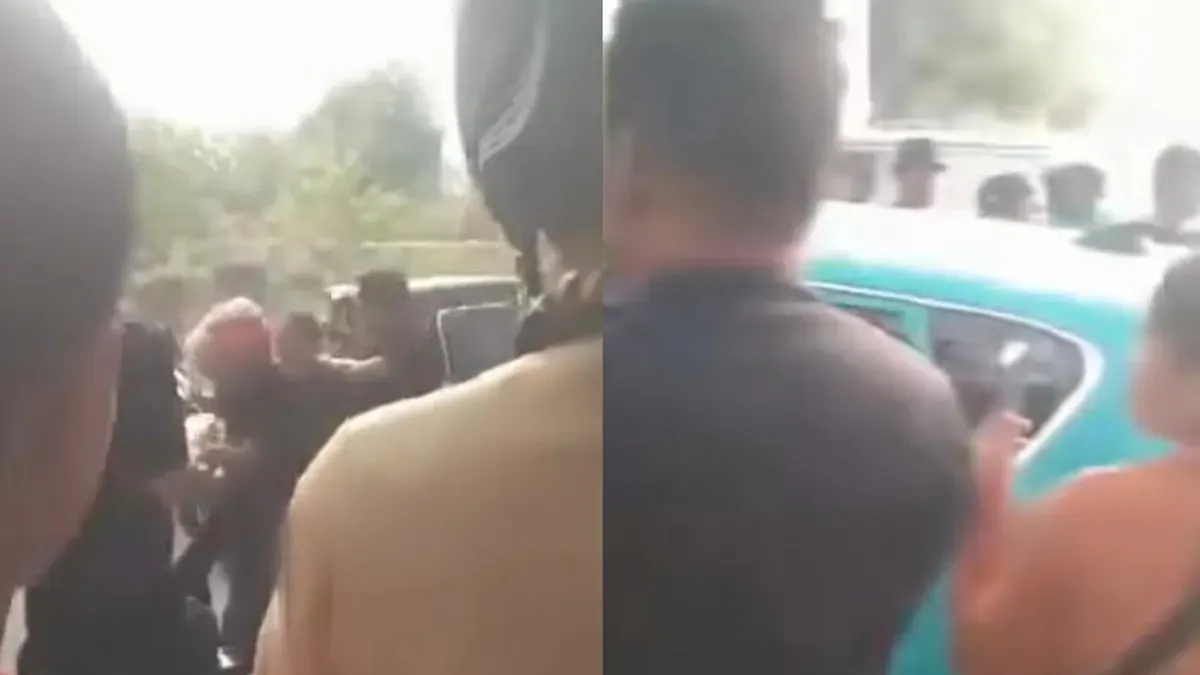 Seorang sopir taksi listrik berinisial MUK menjadi korban penusukan oleh seorang wanita berinisial MS di sekitar Golf Kemayoran, Pademangan, Jakarta Utara pada Selasa, 6 Oktober 2026. (Sumber: Istimewa)