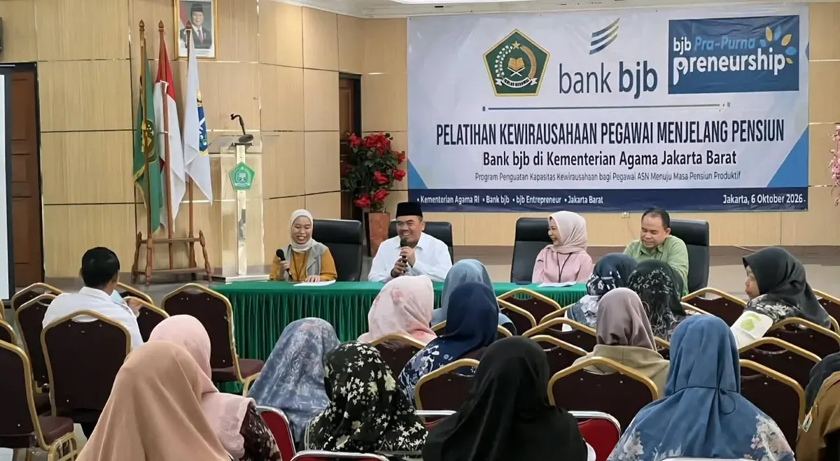 DPLK bank bjb menggelar perhelatan Bulan Dana Pensiun 2026 di Lapangan Saparua, Kota Bandung, Jawa Barat. (Sumber: Dok. bank bjb)